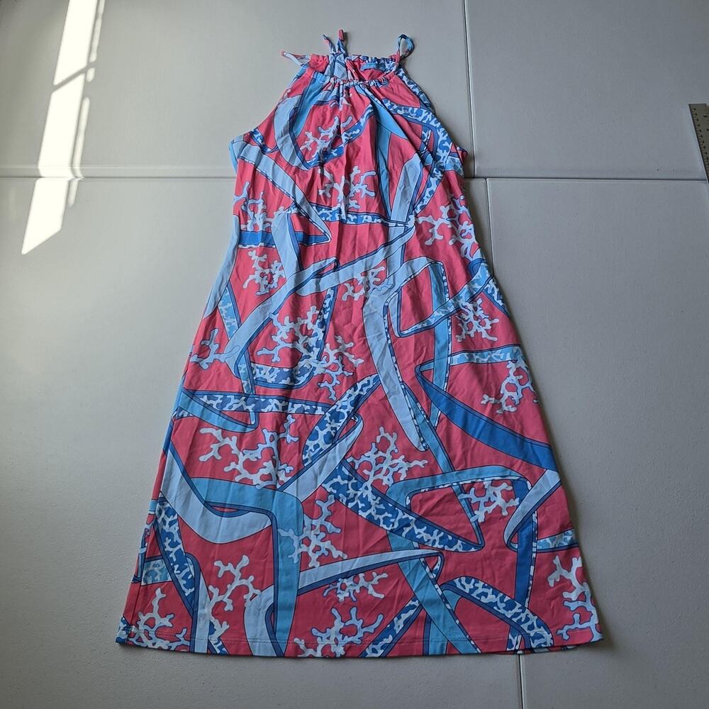 j mclaughlin halter dress XS Multicolor Geometric Jersey Swing Sundress Catalina Orla dress
